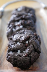 Dark Chocolate & Sea-Salt Cookies